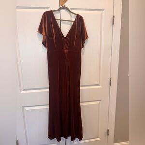 Copper/Rust Gown by Revelry